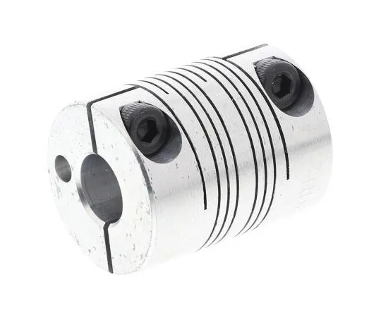 63-7571-05 Ruland Aluminium Flexible Beam Coupling, PCMR25-10-6-A, Bore A 10mm Bore B 6mm Clamp PCMR25-10-6-A