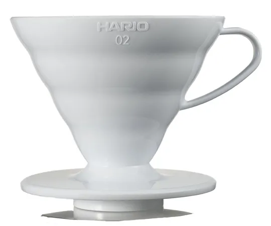 67-3056-56 V60 Transparent Dripper 02 White VDR-02-W