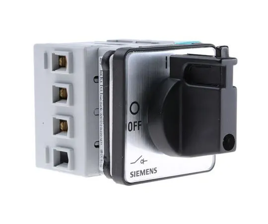 63-7605-36 3 Pole Panel Mount Non F***d Isolator Switch, 16 A, 7.5 kW, IP65 3LD2022-0TK11