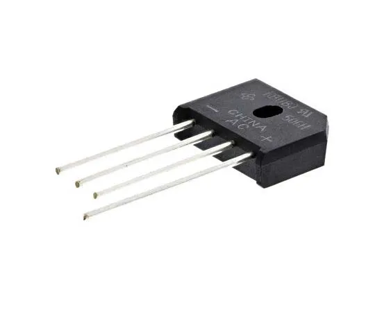 63-7710-81 Vishay KBU8J-E4/51, Bridge Rectifier, 8A 600V, 4-Pin KBU KBU8J-E4/51