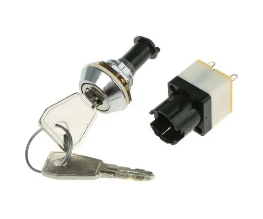 63-7740-05 IP67 Key Switch, Double Pole Double Throw (DPDT), 4 A @ 250 V ac 2-Way, -25 → +85°C WRLM-5-S-S