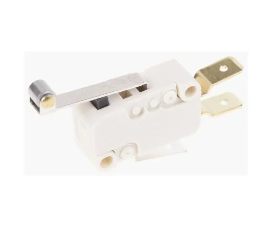 63-7602-68 SPDT-NO/NC Roller Lever Microswitch, 100 mA @ 250 V ac D413 V3RD