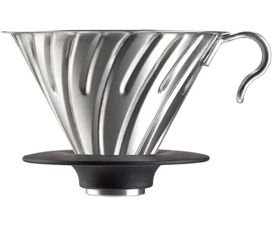 67-3056-47 V60 Metal Dripper/Hair Line Silver VDMR-02-HSV