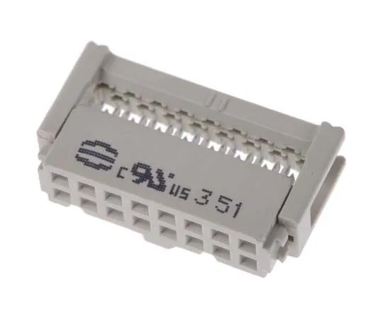 63-7703-41 HARTING 16-Way IDC Connector Socket for Cable Mount, 2-Row 9185167803