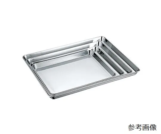 67-2404-61 18-8 Square Tray (Cake Tray) Small 0