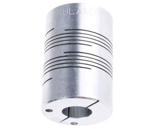 63-7571-03 Ruland Aluminium Flexible Beam Coupling, FCMR38-16-16-A, Bore A 16mm Bore B 16mm Clamp FCMR38-16-16-A