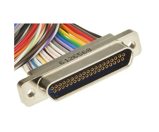 63-7635-47 AV Cable 37 Way Female Micro D-Sub to Free End Free End MWDM2L-37S-6E5-18B