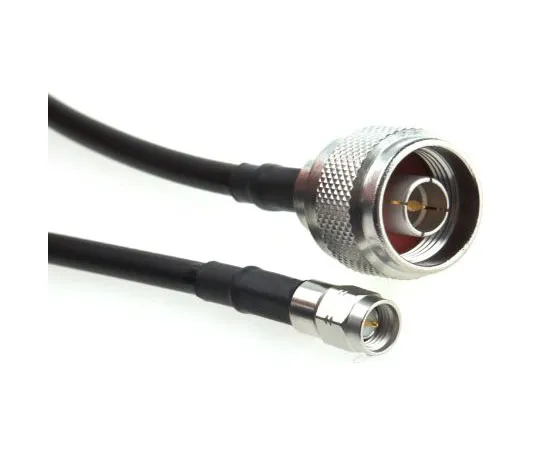 63-7591-22 Radiall Male N to Male SMA RG58 Coaxial Cable, 50 Ω R284C0351045