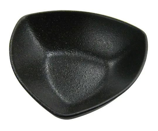 63-7197-46 Tenmoku iron sand triangular deep ball 17.5 cm 8180140