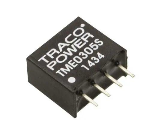 63-7724-87 TRACOPOWER TME 1W Isolated DC-DC Converter Through Hole, Voltage in 2.7 → 3.3 V dc, Voltage out 5V dc TME 0305S
