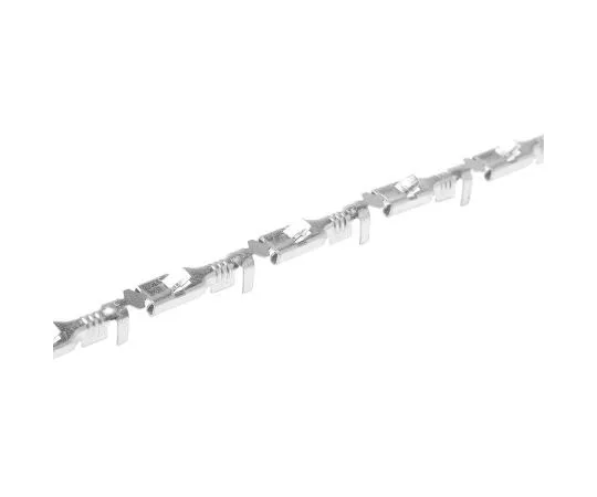 63-7667-12 TE Connectivity FASTIN-FASTON .110 Series Crimp Receptacle, 2.79 x 0.79mm, 0.5mm² to 1.5mm², 20AWG to 15AWG, Tin Plated 160655-2