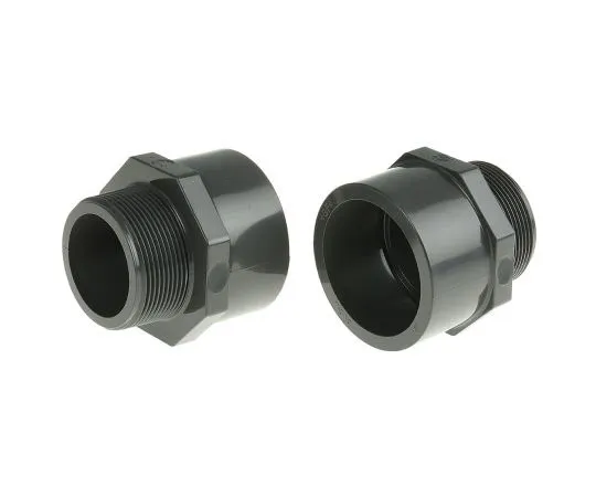 63-7558-63 Georg Fischer 721911711 Straight Adapter PVC Pipe Fitting, 51mm dia. 721911711
