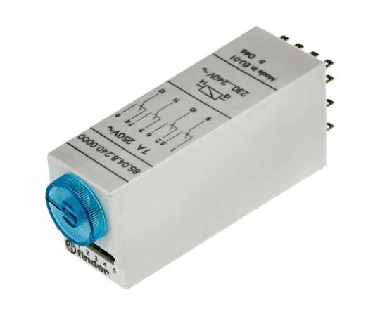 63-7551-95 Finder Interval, ON Delay, Pulse Delay, Symmetrical Flash Multi Function Timer Relay, 14-Pin Connector, 0.05 → 85.04.8.240.0000
