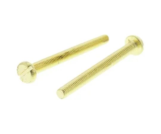 63-7575-59 RS Pro, M5 Pan Head, 50mm Brass Slot0.8 483-1640
