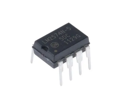 63-7697-63 ON Semiconductor, LM2574N-5G Step-Down Switching Regulator, 1-Channel 500mA 8-Pin, PDIP LM2574N-5G