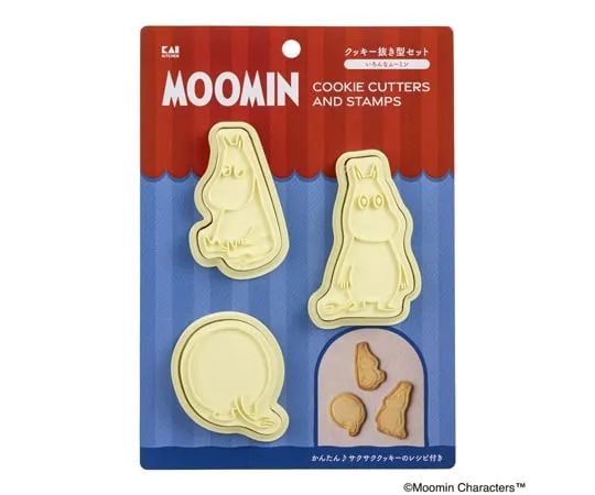 69-6397-05　Shell-Seal Cookie Mold Set (Various Moomins)　000DN0601
