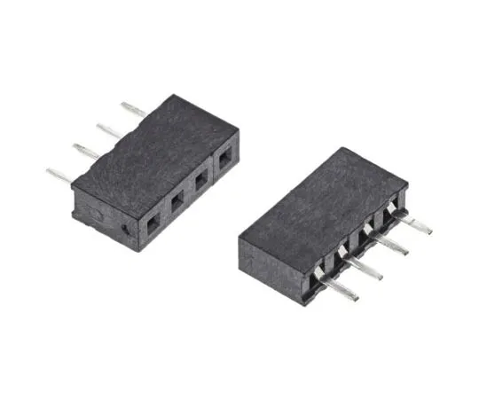63-7685-97 HARWIN 2mm Pitch 4 Way 1 Row Straight PCB Socket, Through Hole, Solder Termination M22-7130442