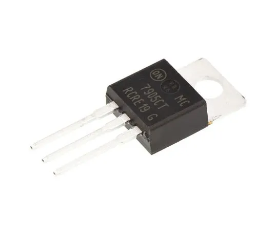 63-7604-22 ON Semiconductor, -5 V Linear Voltage Regulator, 1A, 1-Channel Negative, ±4% 3-Pin, TO-220 MC7905CTG MC7905CTG