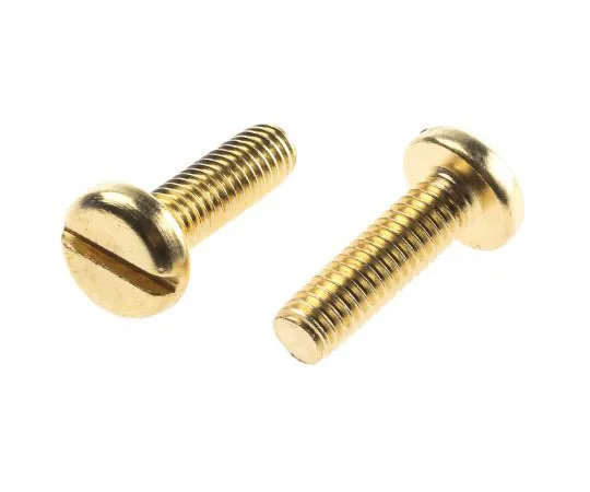 63-7575-61 RS, M6 Pan Head, 20mm Brass Slot1 483-1678