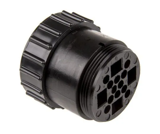 63-7682-40 TE Connectivity CPC Series 4 Series Cable Mount Connector, 16 contacts Socket 207485-1