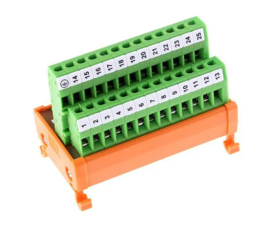 63-7657-04 RS PRO, 25 Pole D-sub Connector, Male Interface Module, DIN Rail Mount 665-9702