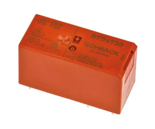63-7679-03 TE ConnectivityRT1 SPDT Non-Latching Relay PCB Mount, 230V Coil, 12A RT114730