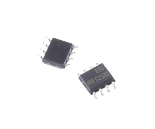 63-7692-37 LM833DT STMicroelectronics, Op Amp, 15MHz, 8-Pin SOIC LM833DT
