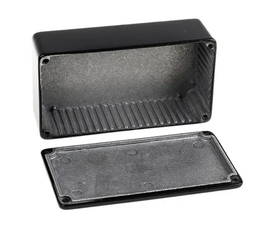 63-7597-26 CAMDENBOSS 5000, Die Cast Aluminium Enclosure, IP54, Shielded, 120 x 66 x 40mm RTM5004/14-BLK