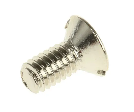 63-7574-92 RS Pro, M4 Raised (Countersunk) Head, 8mm Brass Slot Nickel Plated0.7 482-9653