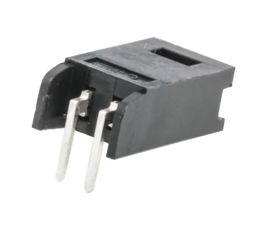 63-7598-29 TE Connectivity AMPMODU MOD II, 2 Way, 1 Row, Right Angle PCB Header 280377-1