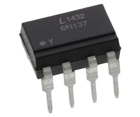 63-7698-54 Lite-On, 6N137-L DC Input Transistor Output Optocoupler, Through Hole, 8-Pin DIP 6N137-L