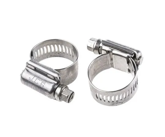 63-7586-84 HI-TORQUE Stainless Steel Slotted Hex Worm Drive, 16mm Band Width, 20mm - 27mm Inside Diameter HTM27P