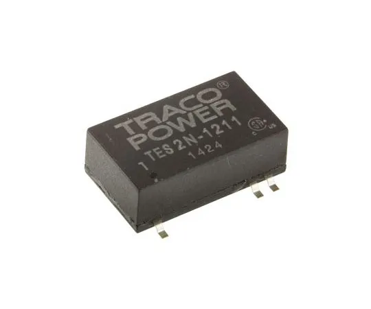 63-7599-53 TRACOPOWER TES 2N 2W Isolated DC-DC Converter Surface Mount, Voltage in 9 → 18 V dc, Voltage out 5V dc TES 2N-1211