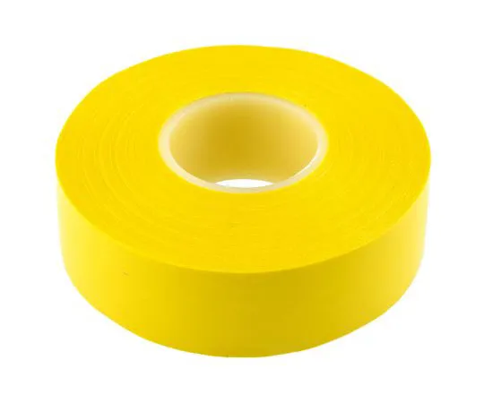 63-7601-08 Advance Tapes Yellow Electrical Tape, 19mm x 20m AT7