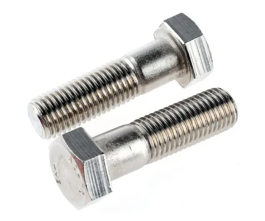 63-7596-53 Plain Stainless Steel Hex Bolt, M20 x 70mm 508-1262