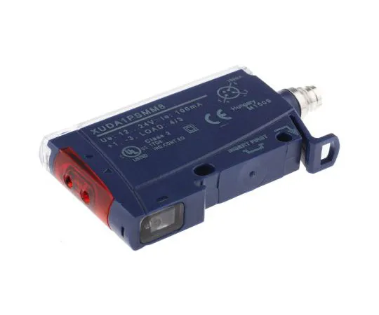 63-7603-48 Telemecanique Sensors Plastic Fibre Optic Sensor, PNP Output, 12 → 24 V dc XUDA1PSMM8