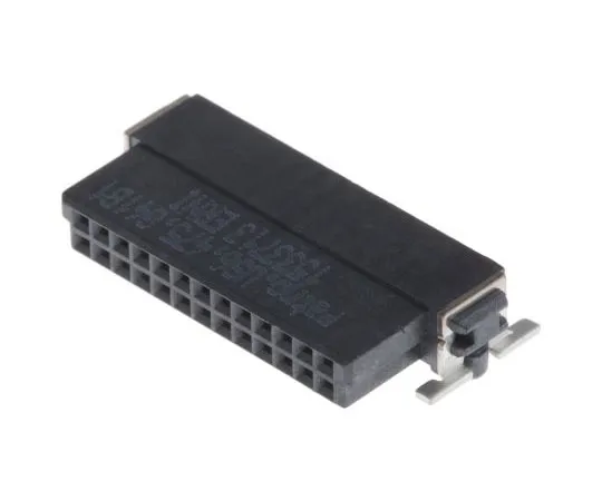 63-7612-53 ERNI SMC Series 1.27mm Pitch 26 Way 2 Row Right Angle PCB Socket, Surface Mount, Solder Termination 154741