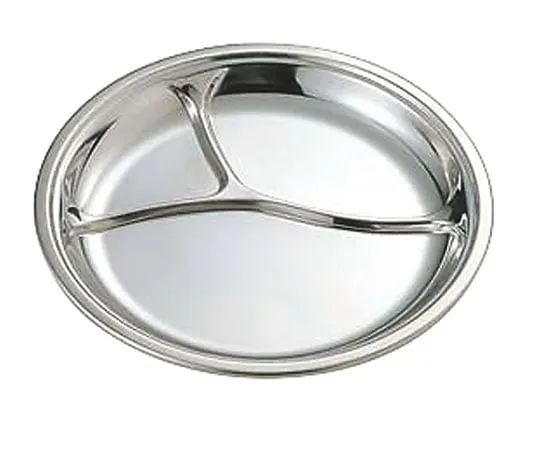 63-1701-19 IKD 18-8 Antibacterial Round Lunch Dish 10 inch 324004