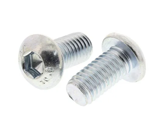 63-7577-15 RS PRO M6 x 12mm Hex Socket Button Screw Bright Zinc Plated Steel 483-9650