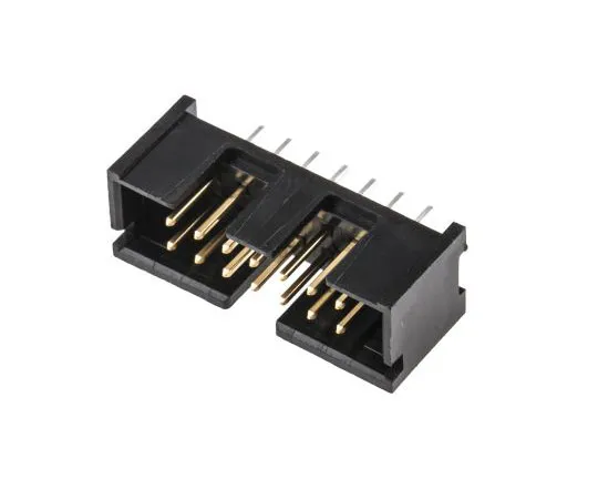 63-7553-92 TE Connectivity AMP-LATCH Series, 2.54mm Pitch, 14 Way 2 Row Shrouded Straight PCB Header, Through Hole 5103308-2
