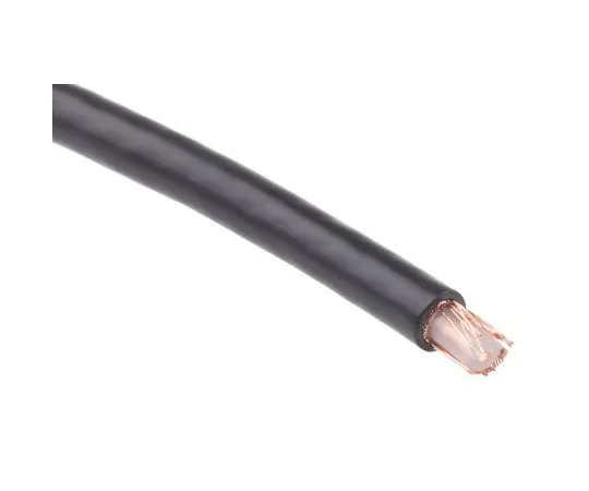 63-7607-84 Belden Black Unterminated to Unterminated URM43 Coaxial Cable, 50 Ω 5mm OD 100m URM43.01100