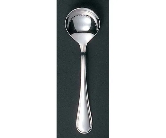 63-7178-58 EBM 18-8 Cecilia (with Silver Plating) Dessert Soup Spoon 2080810