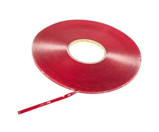 63-7714-73 3M 4910, VHB™ Clear Foam Tape, 6mm x 33m, 1mm Thick 3M 4910 6MM X 33M