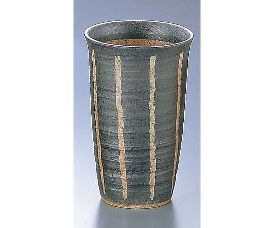 62-6819-63 Carved Jigusa Cup Black (Large) D03-24