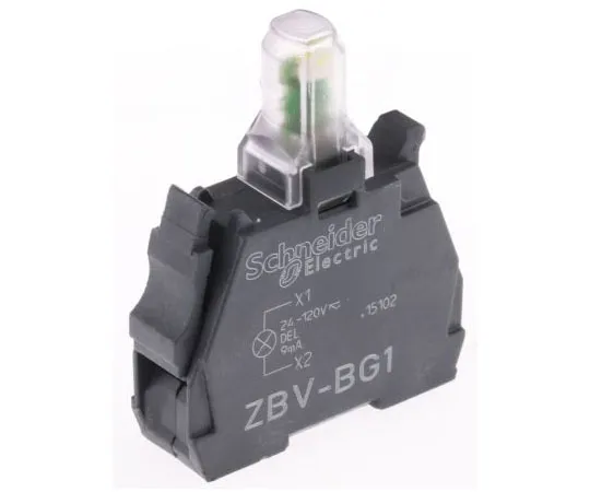 63-7633-88 Schneider Electric Harmony XB Light Block LED White 24 → 120 V Screw terminal ZBVBG1
