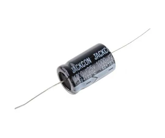 63-7728-46　RS PRO 1000μF 25V dc Aluminium Electrolytic Capacitor, Through Hole 13 (Dia.) x 26mm +105°C 13mm 26mm　170-1137