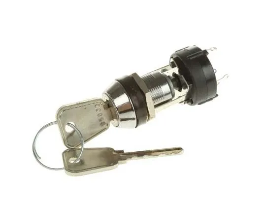 63-7740-04　High Security Key Switch, SP, 150 mA @ 250 V ac 4-Way, -30 → +85°C　CKL6018