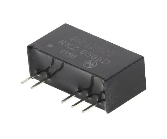 63-7673-76 Recom RKZ 2W Isolated DC-DC Converter Through Hole, Voltage in 4.5 → 5.5 V dc, Voltage out ±5V dc RKZ-0505D