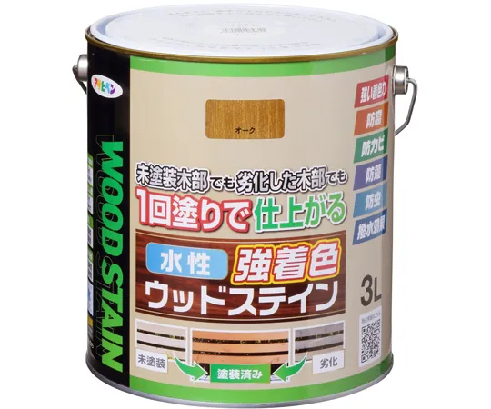 67-7121-63 Waterborne Strong Colored Wood Stain 3L Oak
