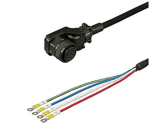 69-5836-65　Power Cable Low Back Angle Plug - Round Crimp Terminal Movable 25 m DSVPWS1LL-35M-025-E　DSVPWS1LL-35M-025-E